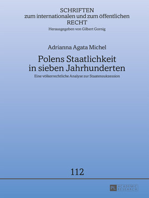 cover image of Polens Staatlichkeit in sieben Jahrhunderten